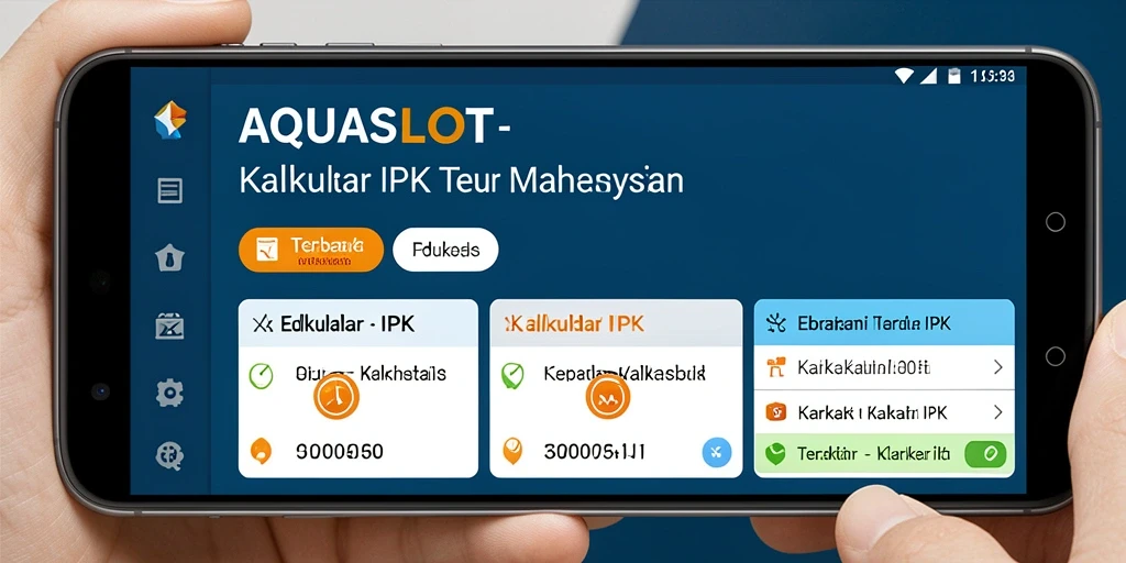 Antarmuka user-friendly untuk perhitungan IPK yang cepat.