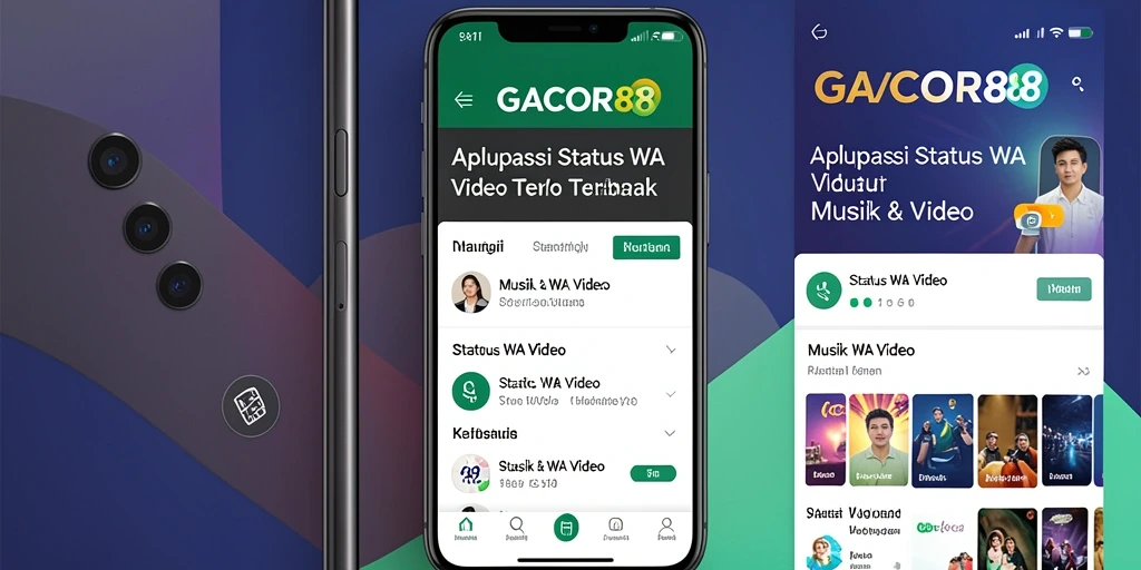 Antarmuka GACOR88 yang menarik dan intuitif untuk Status WA Video.