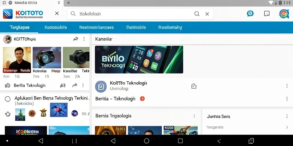 Tampilan antarmuka KOITOTO yang modern dan mudah digunakan.