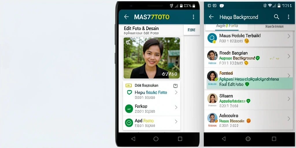 Tampilan antarmuka MAS77TOTO dengan fitur Hapus Background yang intuitif.