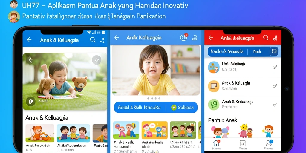 Antarmuka UH77 menunjukkan fitur pemantauan lokasi dan aktivitas yang intuitif.